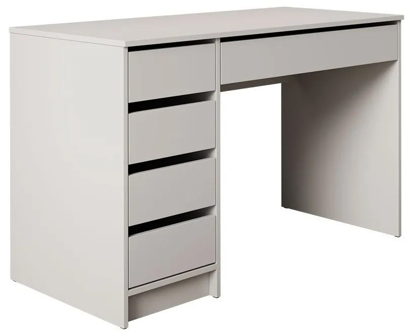 PC stolík Heron, Farby: biela / biely lesk