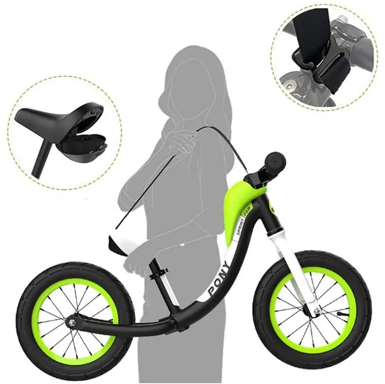 Odrážadlo RoyalBaby PONY ALU frame RO0131 - zelené