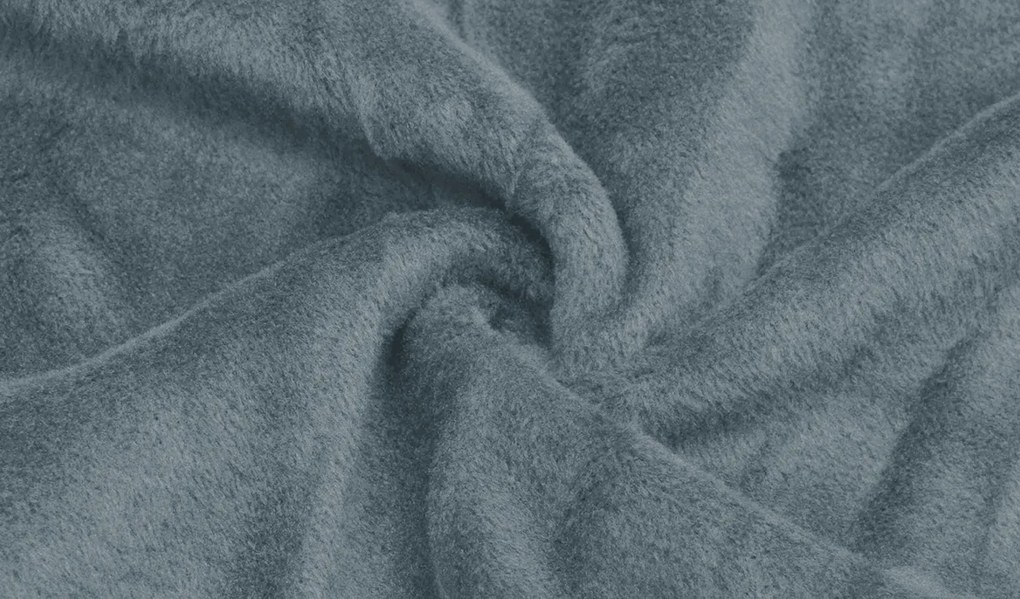 Napínací poťah na kreslo VELTO Farba: Modrosivá