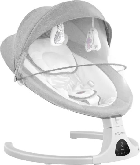 Detské hojdacie kreslo Astrid 35 sivé