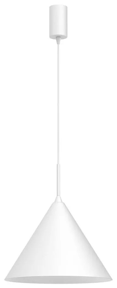 Luster na lanku CAPITAL 1xGX53/15W/230V, priemer 32 cm, biela