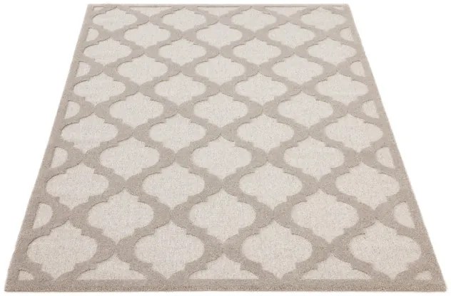 Koberec Agnella Noble Phactra svetlosivý, béžový