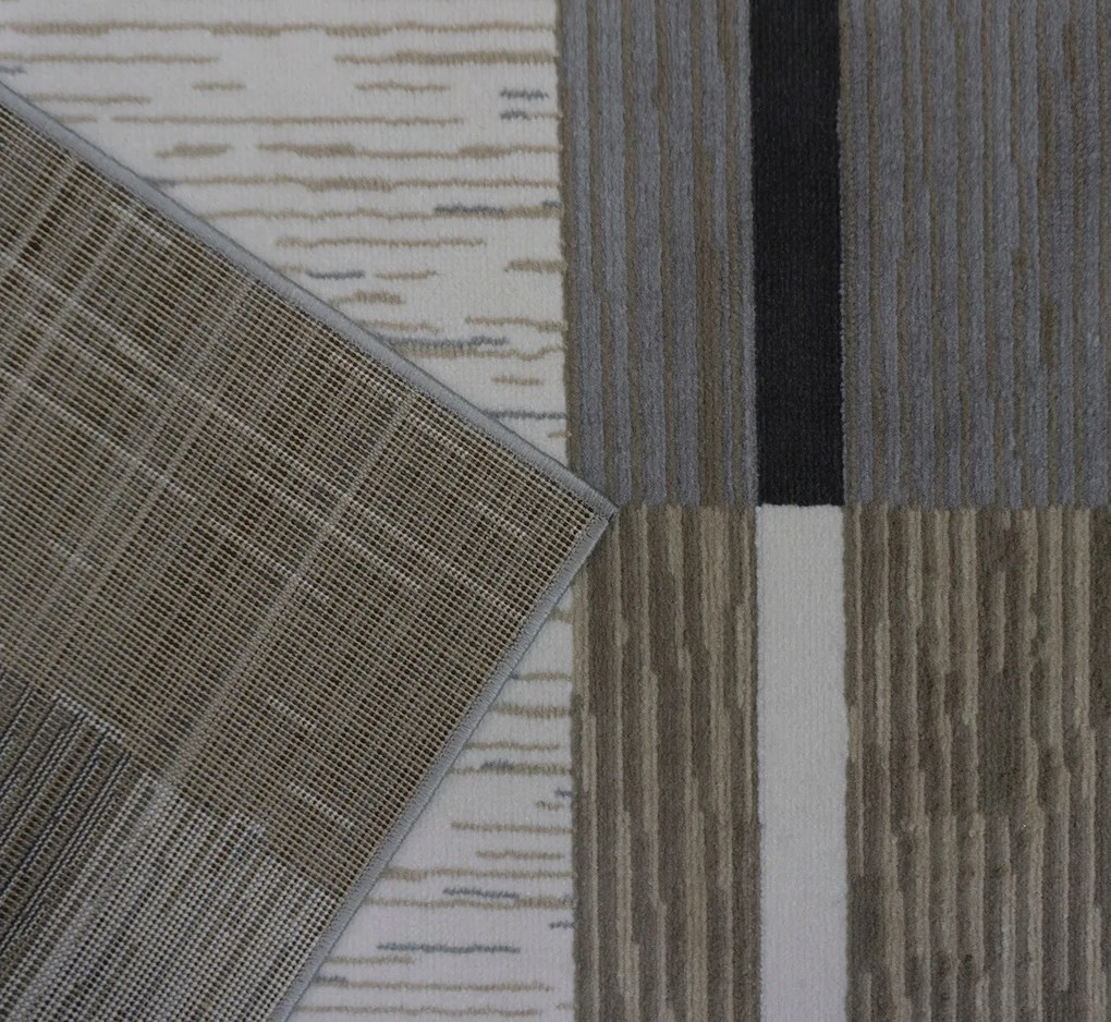BE Koberec Lotus 9303 BEIGE – béžový sivý hnedý obdĺžnikový Rozmer: 50x80 cm