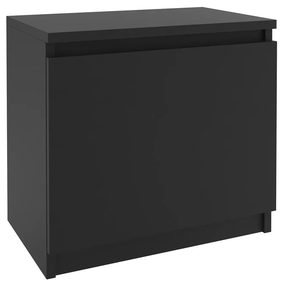 Nočný stolík Belini čierny SI SN1/0/B/B/0/0