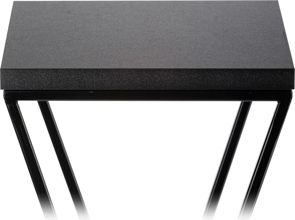 STOJAN NA KVETINÁČ LOFT6 70X24X24 CM ČIERNA