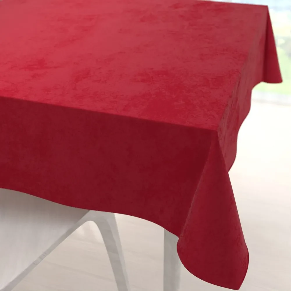 Biante Zamatový štvorcový obrus Velvet Prémium SVP-038 Sýto červený 70x70 cm