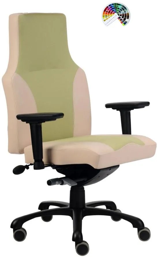 Záťažová kancelárska stolička ERGO 24/7 a ERGO MIDI 24/7 čalúnenie KOŽA