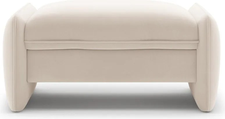 Krémovobiela zamatová podnožka Georgia – Micadoni