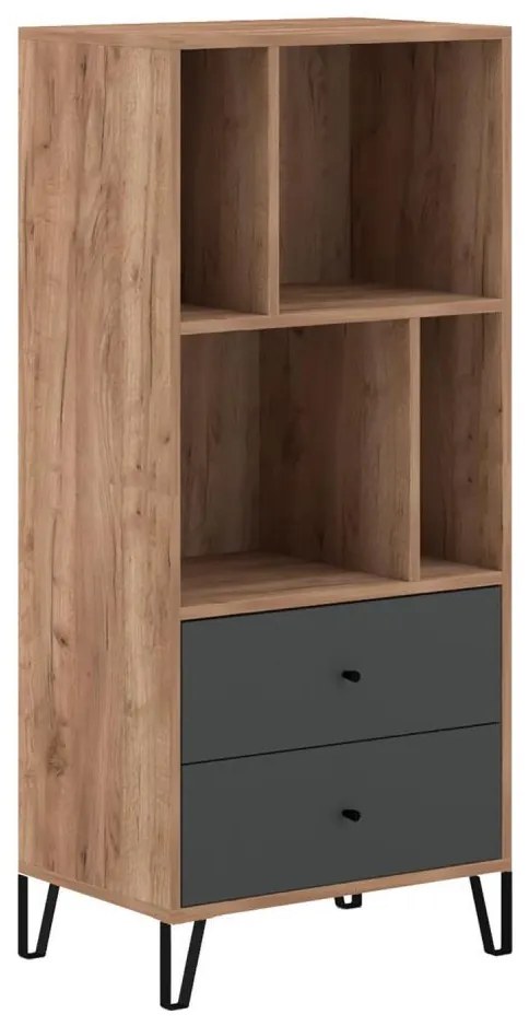 Komoda SULA dub craft/čierna