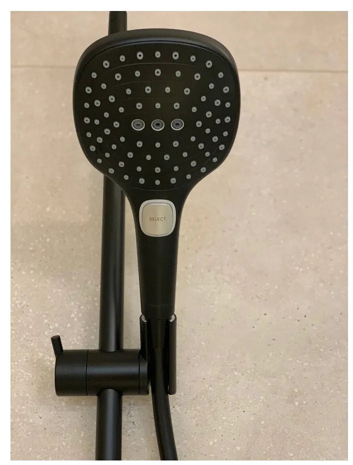 Hansgrohe Raindance Select E, ručná sprcha 120 3jet, matná čierna, HAN-26520670