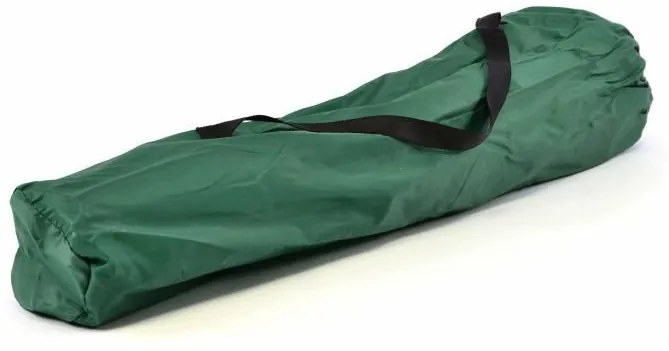 Divero 35213 Skladacia kempingová stolička s vankúšikom - zelená