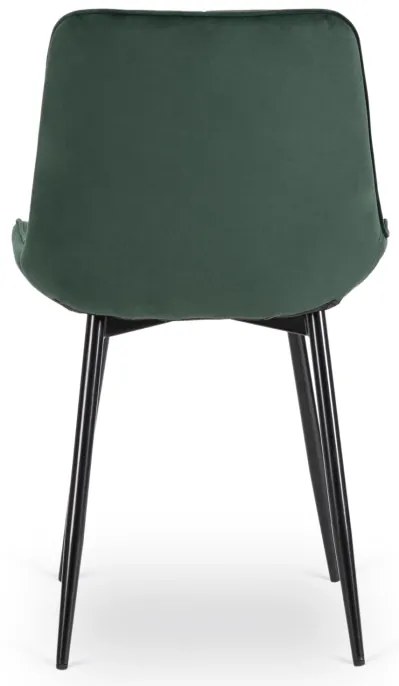 JAKS Jedálenská stolička zelená velúr Chris