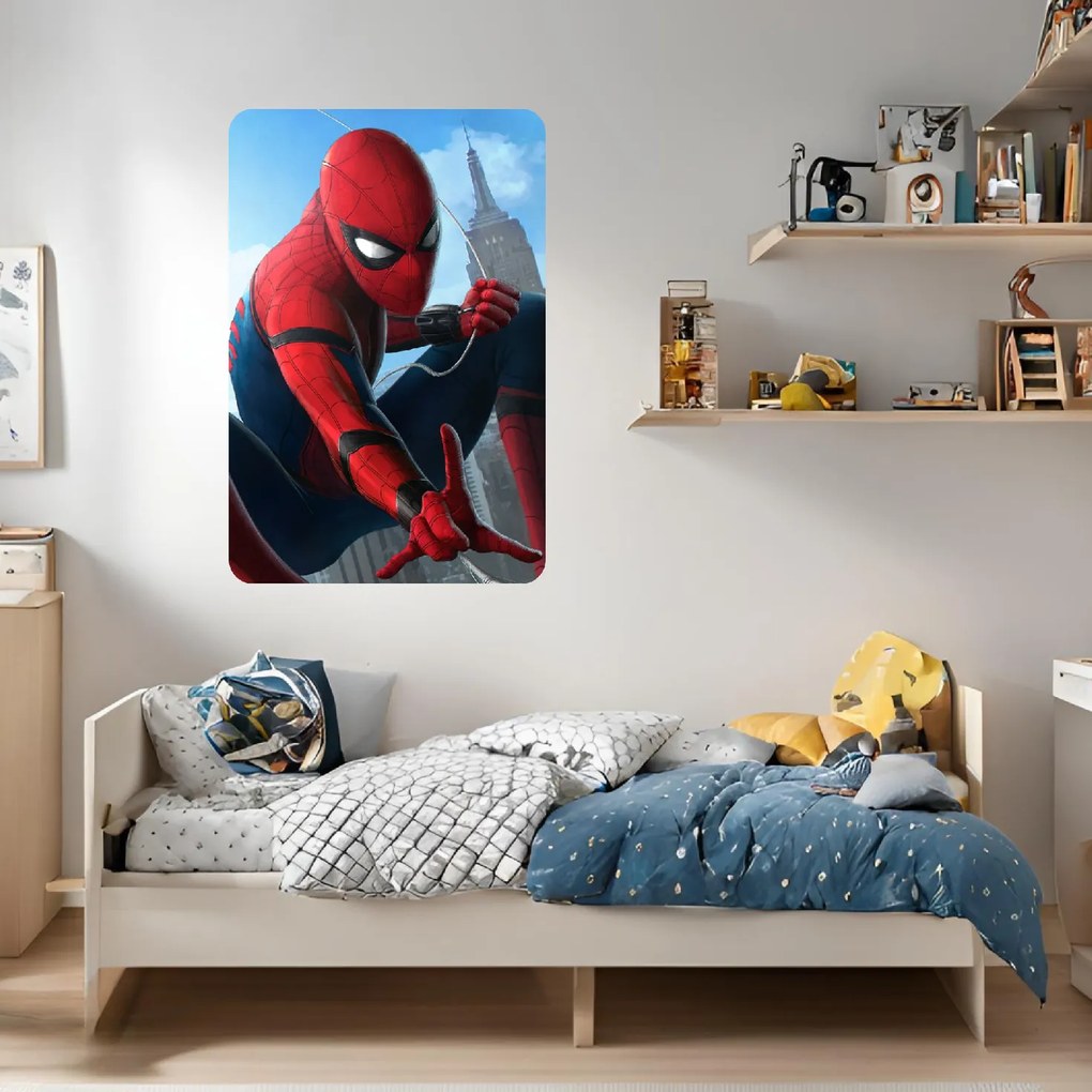 Textilná nálepka na stenu "Spiderman 2"