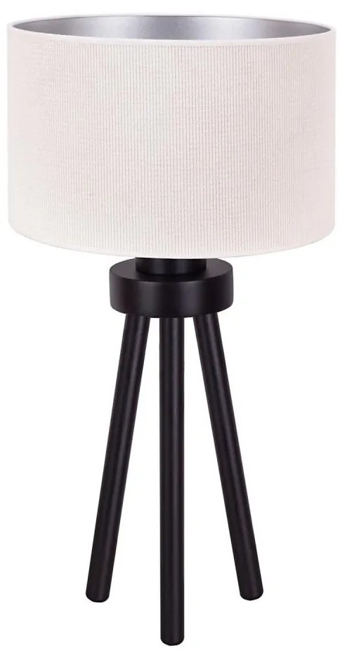 Duolla - Stolná lampa LYON 1xE27/15W/230V pr. 30 cm krémová DU602259