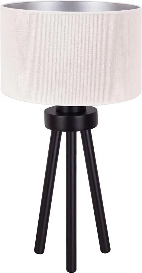 Duolla - Stolná lampa LYON 1xE27/15W/230V pr. 30 cm krémová