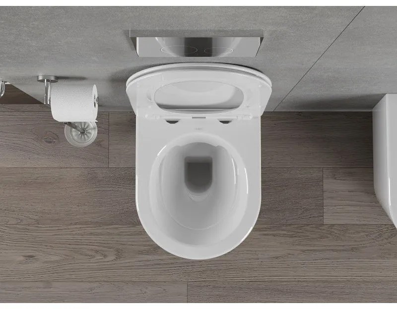 Mexen Rico závesná wc misa 48x35cm, biela, 3372XX00