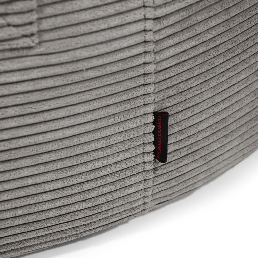 Menčestrový sedací vak v tehlovej farbe Roll 105 – SLOWDOWN