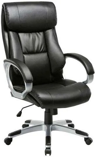 ANTARES Kancelárske kreslo DIAMONT koža / koženka čierna