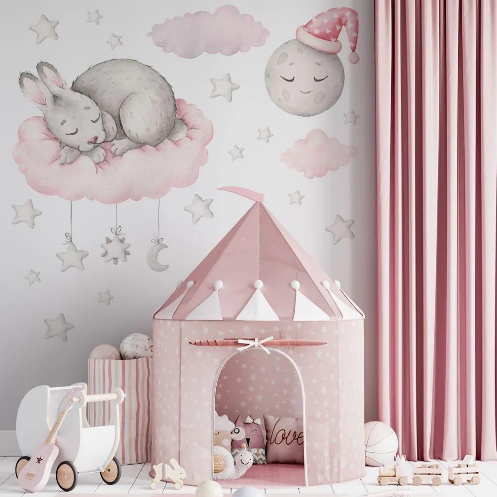 Gario Detská nálepka na stenu Sweet dreams - zajačik