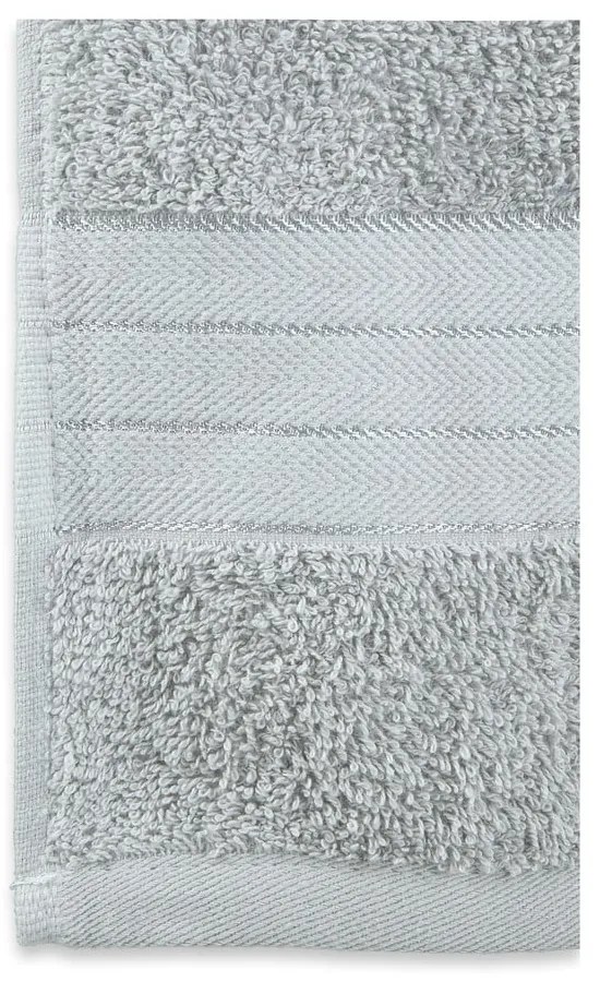 Svetlosivé froté bavlnené uteráky v súprave 4 ks 50x100 cm – Good Morning