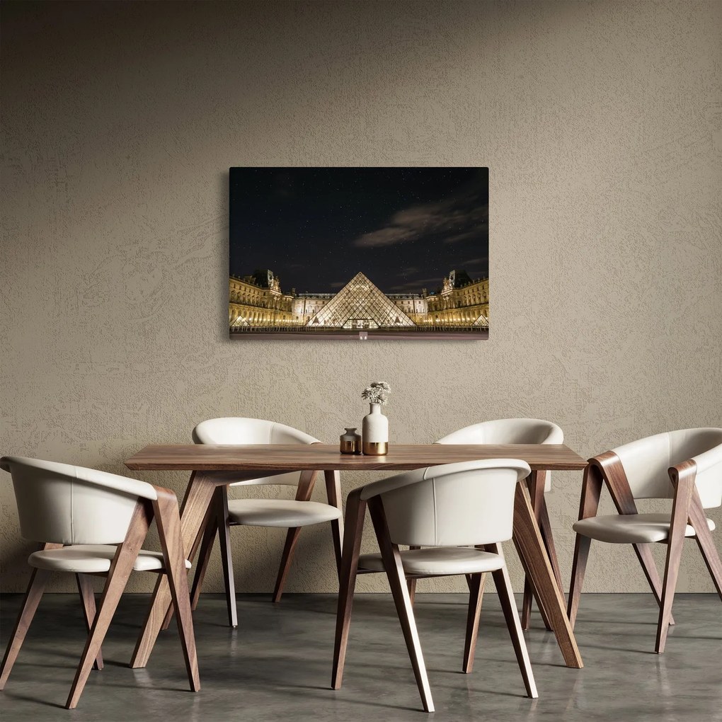 Obraz - Louvre v noci (90x60 cm)