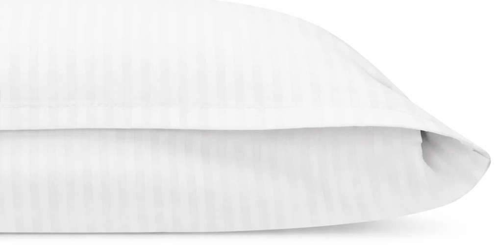 BAVLNENÁ OBLIEČKA NA VANKÚŠ SRIPES4 70X80 CM BIELA