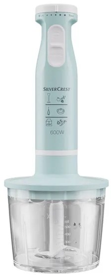 SILVERCREST® KITCHEN TOOLS Tyčový mixér SSMS 600 E6 (mentolová) (100360825)