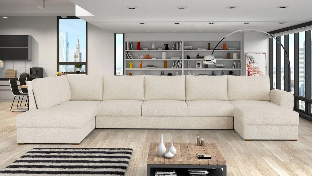 Rohová sedačka Astana Large Premium, Dostupné poťahy: Terra 04 + Terra 03 + Terra 03 ECO, Strana: Pravá - U