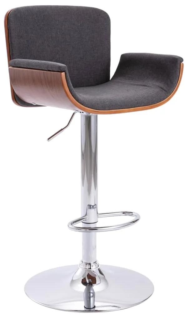 Barová stolička, sivá, látka 287379