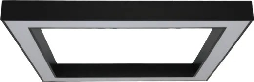 LED stropné svietidlo LED/130W/230V 3000/4000/6500K 100x100 cm čierne