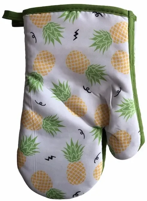 Kuchynská rukavica FRUITS, s ananásom - sada 2ks