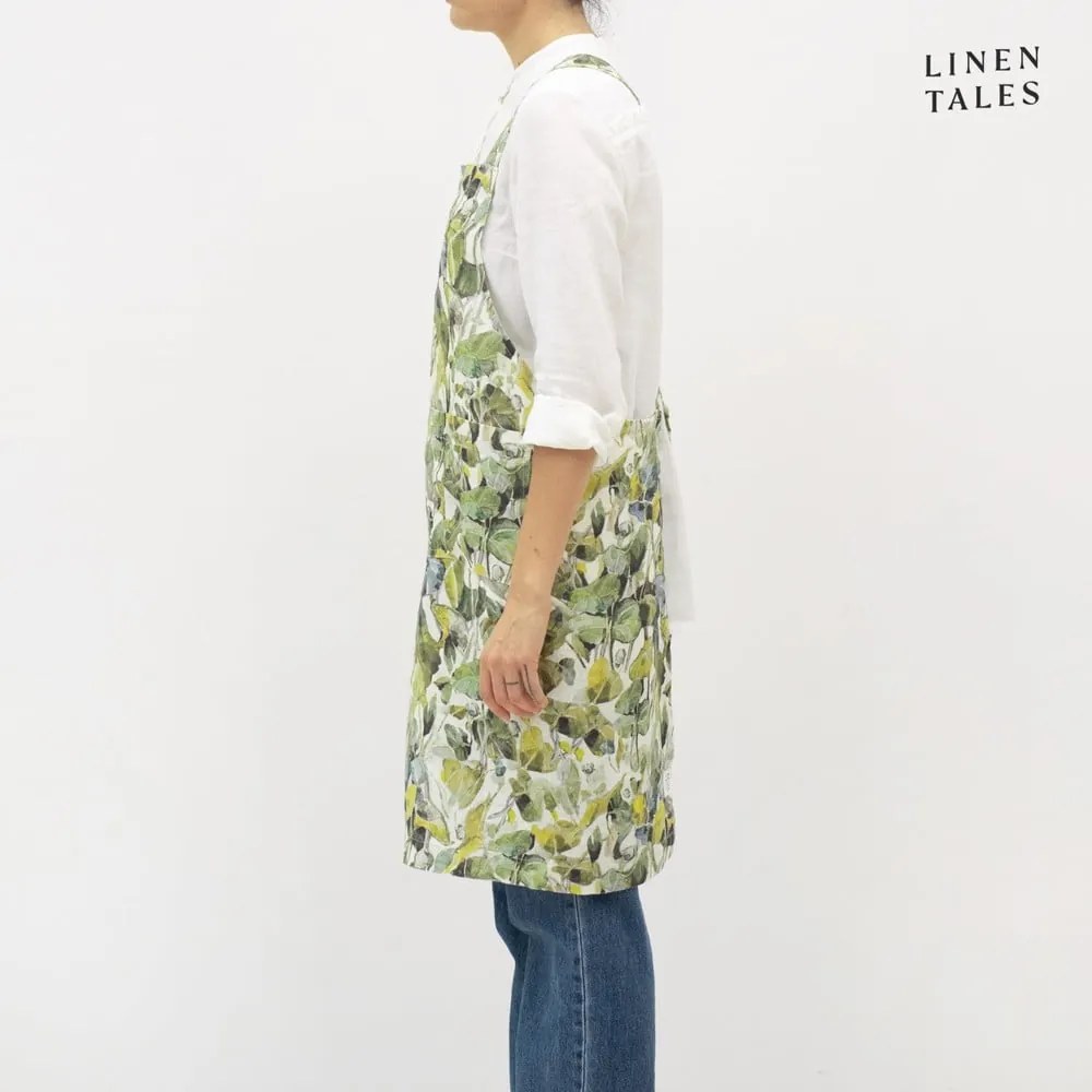 Ľanová zástera Khaki – Linen Tales