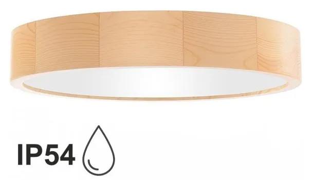 Temar Kúpeľňové stropné svietidlo CLEO 4xE27/24W/230V IP54 pr. 47,5 cm borovica TM0120
