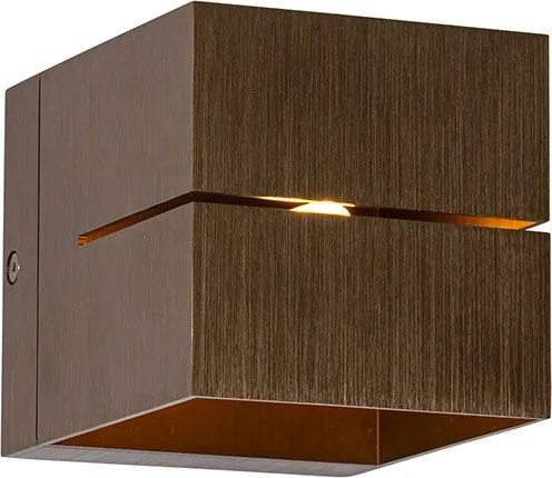 Inteligentná nástenná lampa tmavo bronzová 9,7 cm vrátane WiFi G9 - Transfer Groove