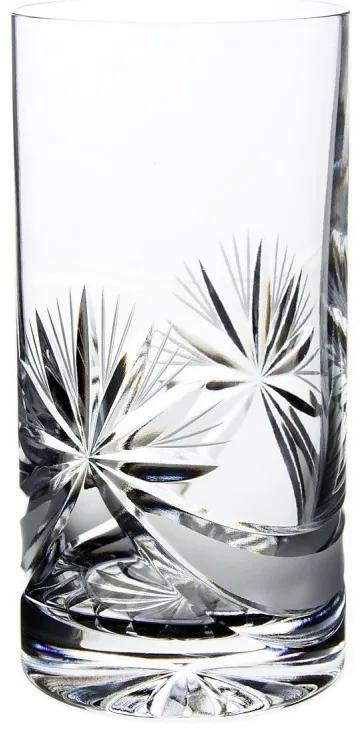 Onte Crystal Bohemia Crystal ručne brúsené poháre na nealko nápoje Mašľa 380 ml 2KS