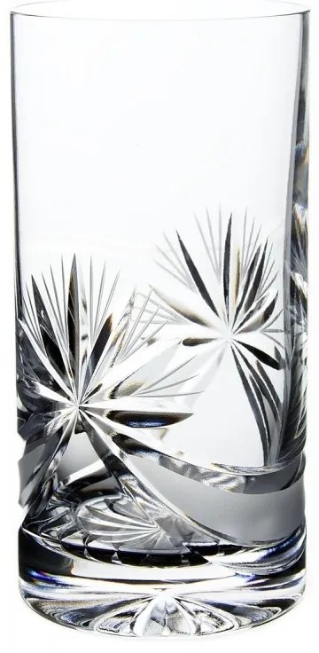 Onte Crystal Bohemia Crystal ručne brúsené poháre na nealko nápoje Mašle 380 ml 2KS