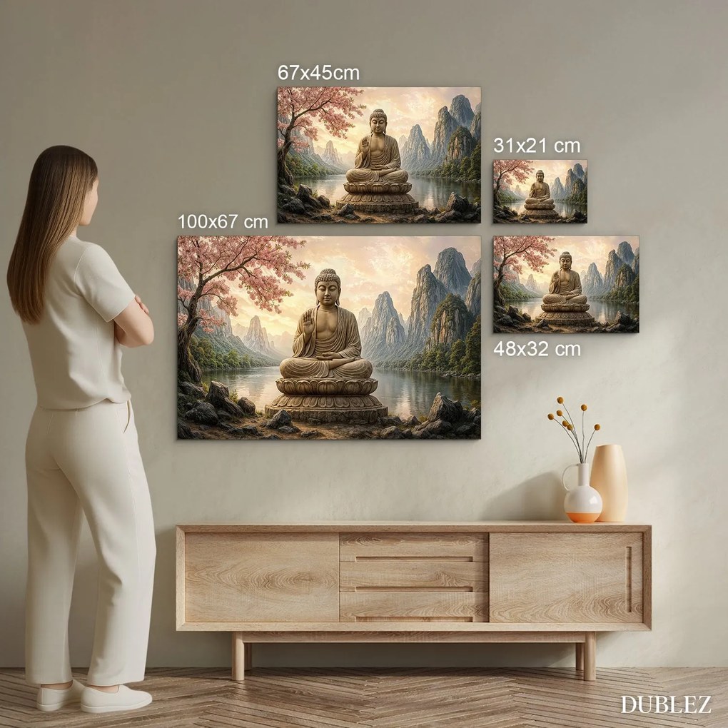 DUBLEZ | Farebný obraz na stenu - Buddha | UV potlač, Premium