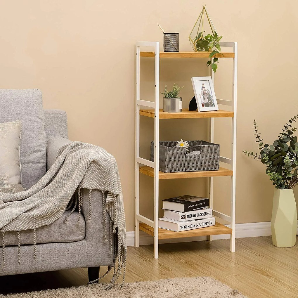 Bambusová regál Sonja hnedý