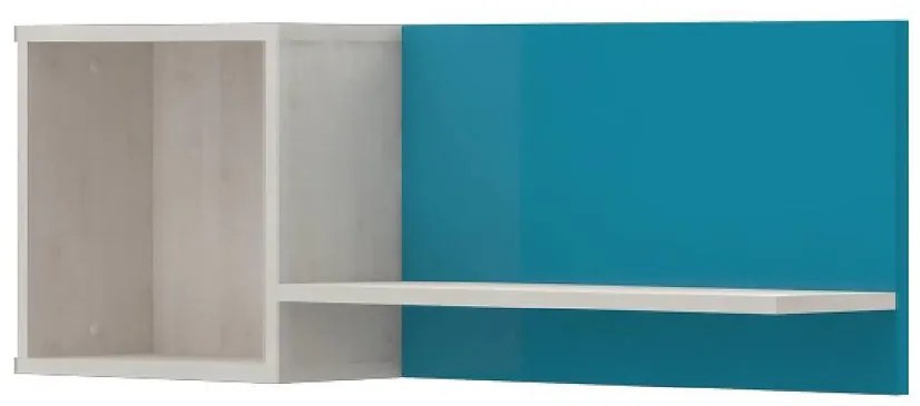 Polička JOY-VP polar pine/mango/lime/torquise