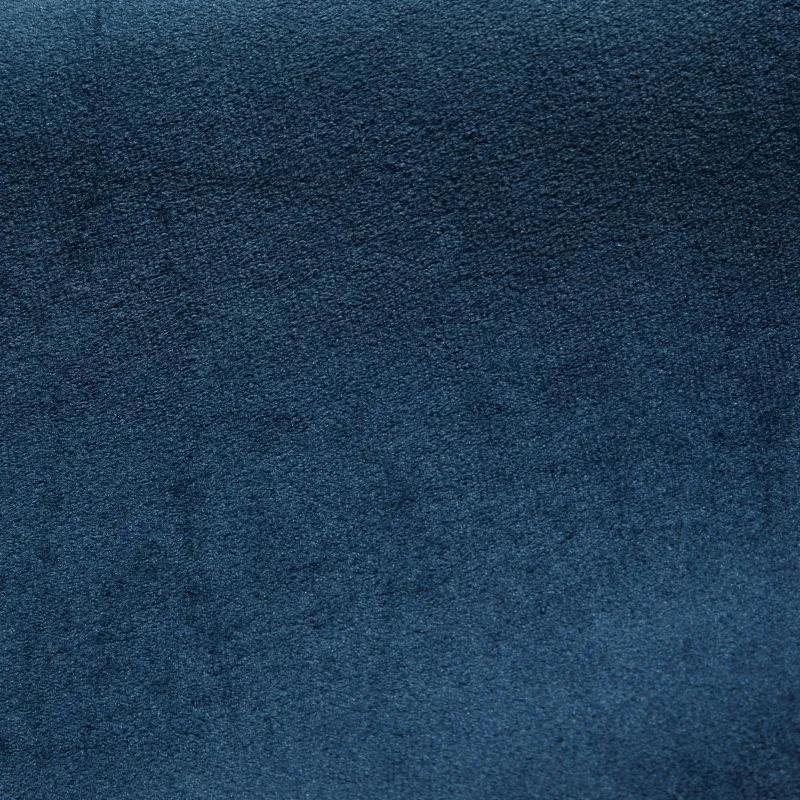 Modrý záves na krúžkoch MELANIE 215x250 cm