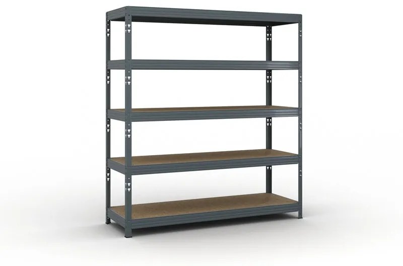 Policový regál 1+1 ZADARMO, 2000x1800x600 mm, nosnosť 600 kg