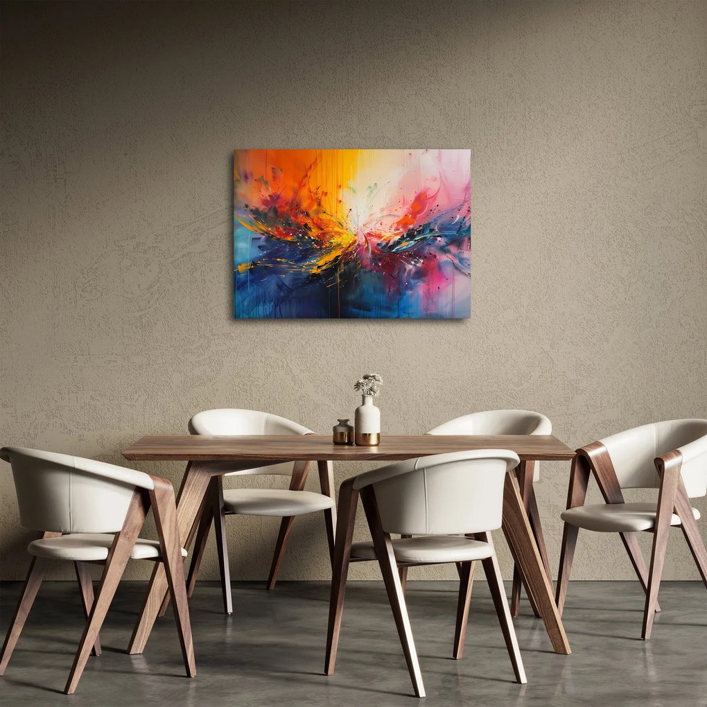 Obraz - Farebná abstrakcia (70x50 cm)