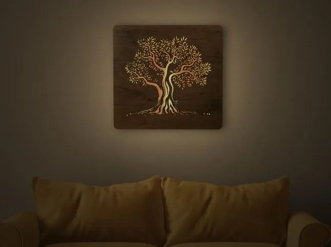 Led obraz na stenu strom Olivovník