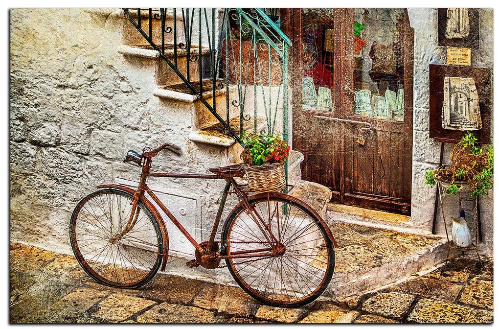 Obraz na plátne - Stará ulica v Taliansku 1153A (90x60 cm  )
