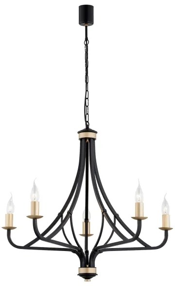 Argon 2171 - Luster na reťazi LORENZO 5xE14/7W/230V