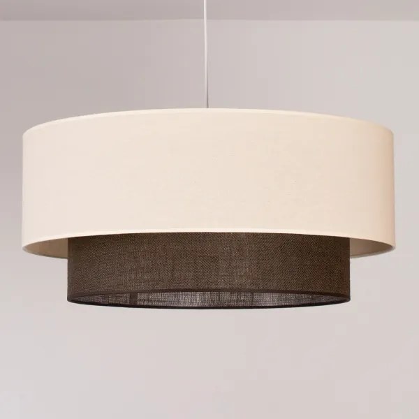 BRILAGI - LED luster na lane BOHO STYLE 3xE27/15W/230V pr. 60 cm krémová/hnedá