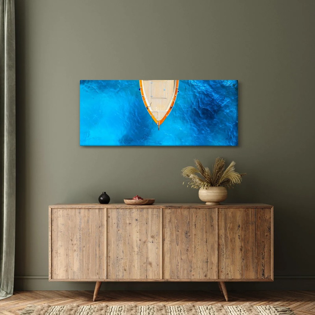 Obraz - Letná loď (120x50 cm)