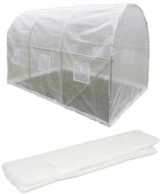 Záhradný fóliovník 3x4,5 m BIELY + darček