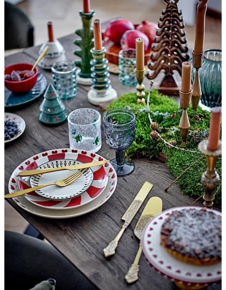 Etažér s vianočným motívom z kameniny Jolly – Bloomingville