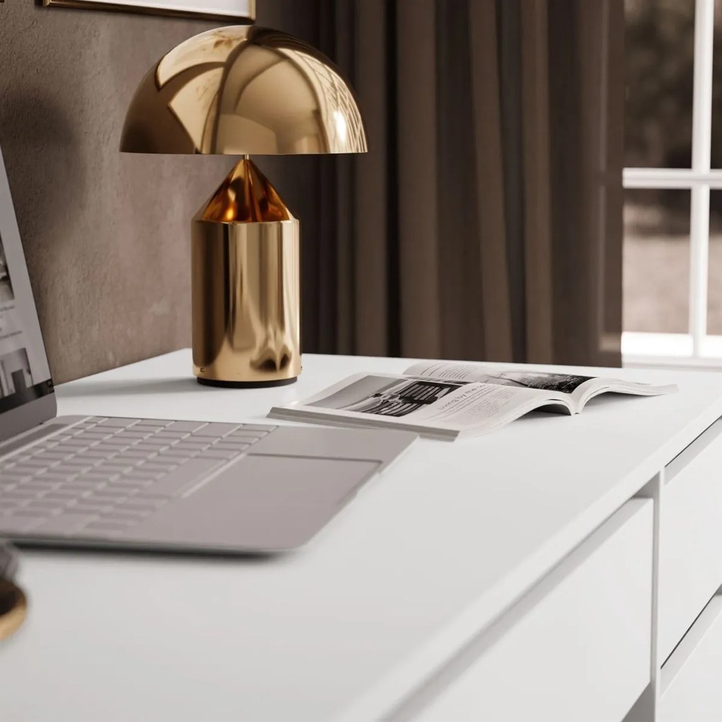 PISACÍ STÔL ORLANDO BIELY MATNÝ